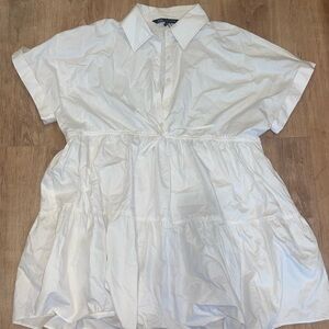 Zara white dress